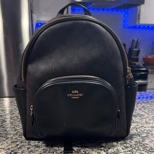 Coach Dark Brown and Black Men's Backpack